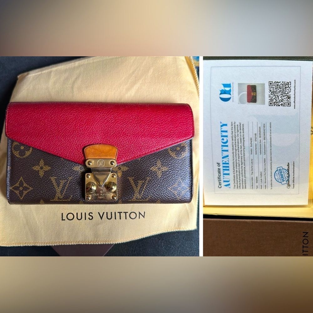 Louis Vuitton Pallas Wallet. Box Dust Bag with COA! FLASH SALE - Picture 1 of 16